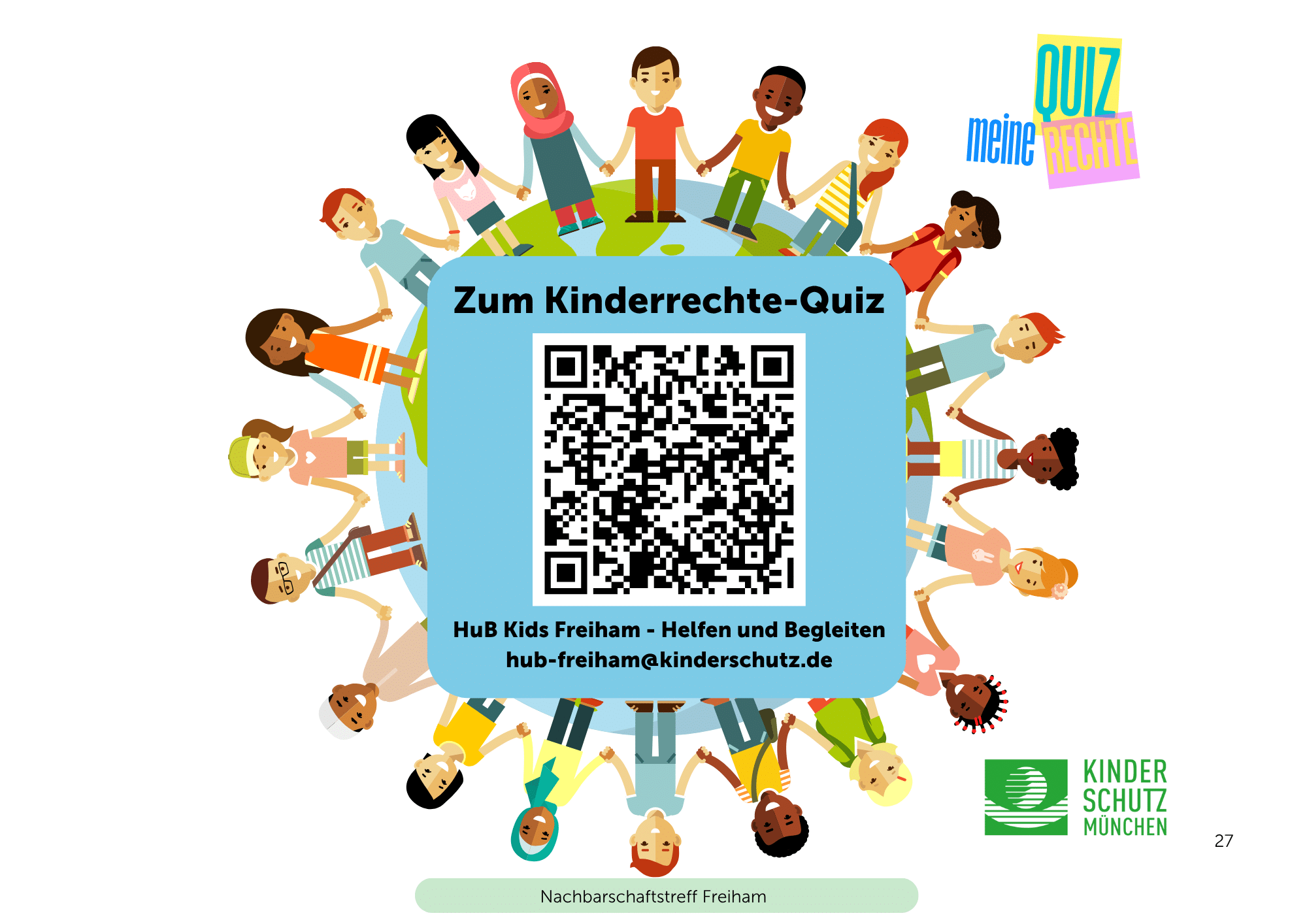 QUIZ über Kinderrechte mit Quizkarten HuB Kids Freiham