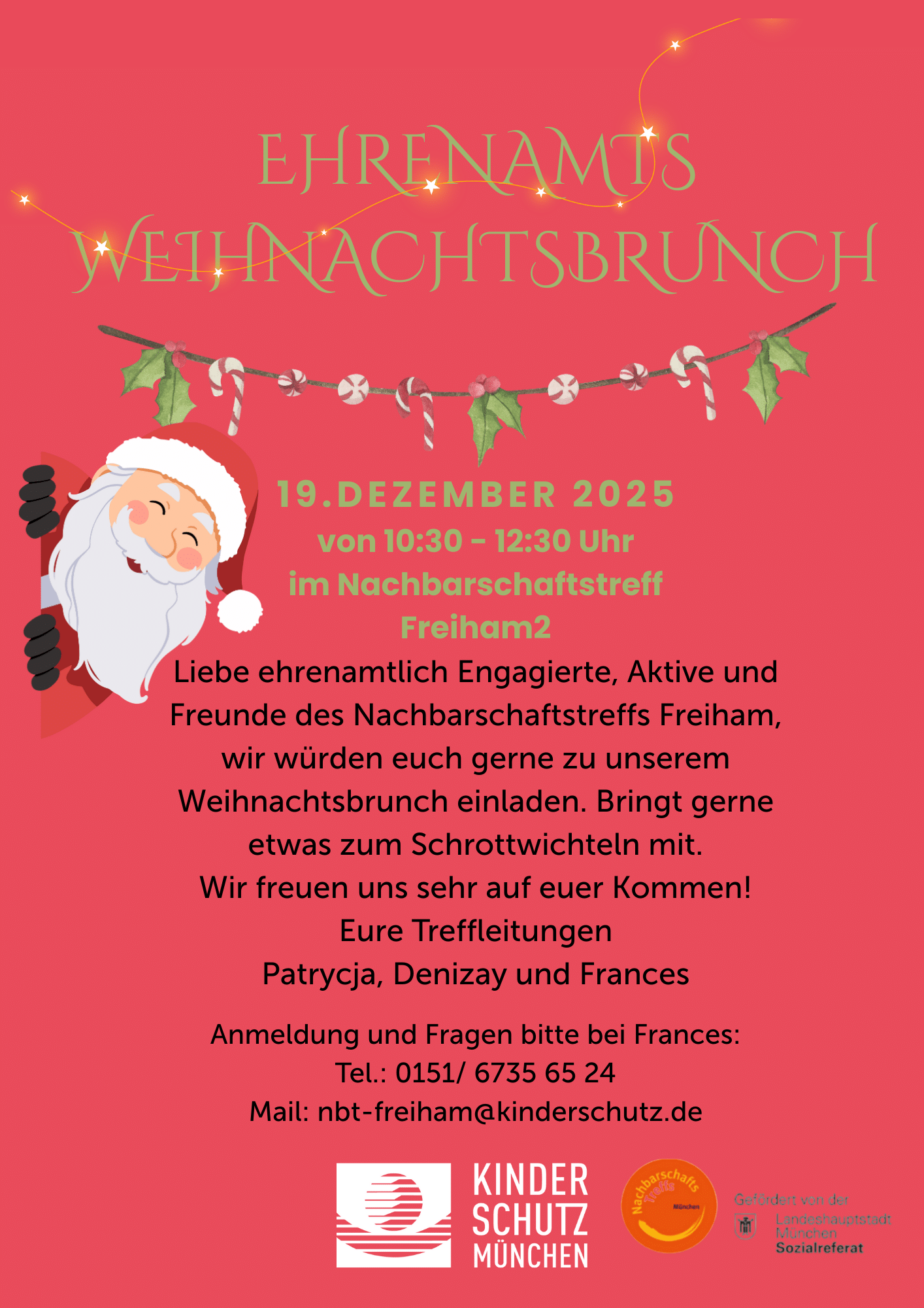 Weihnachtsbrunch im Nachbarschaftstreff